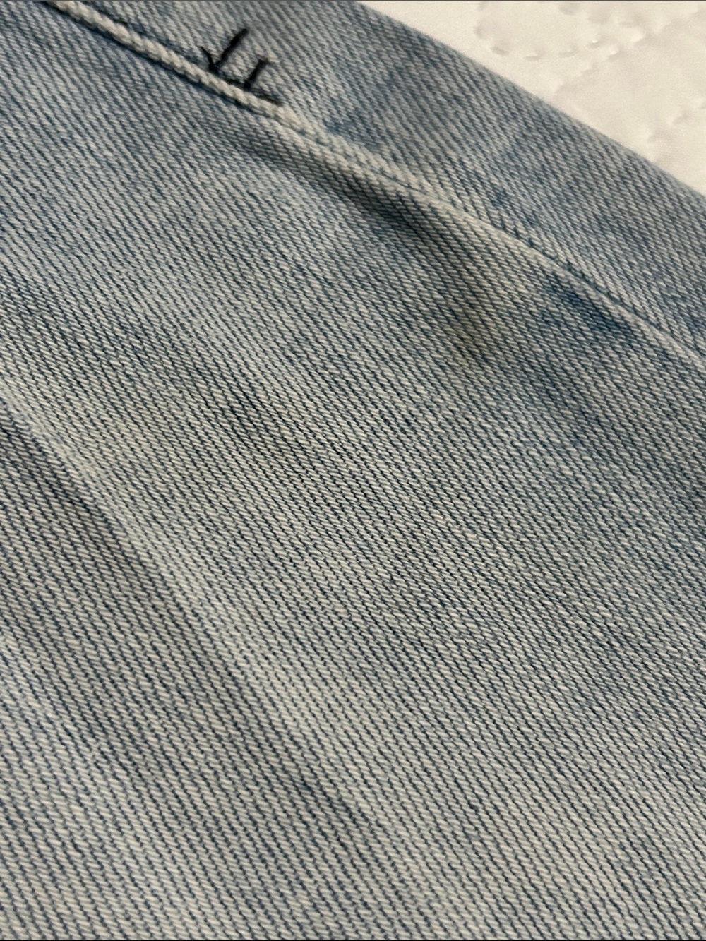 Frame Denim Light Blue ‘Le Crop Mini Boot’ Jeans with Raw Hem Sz: 27 - Picture 8 of 10